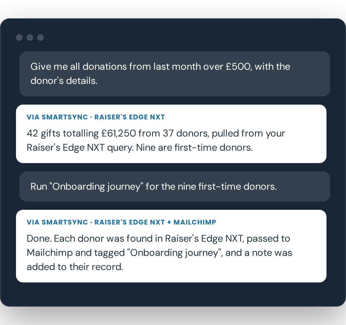 A chat example