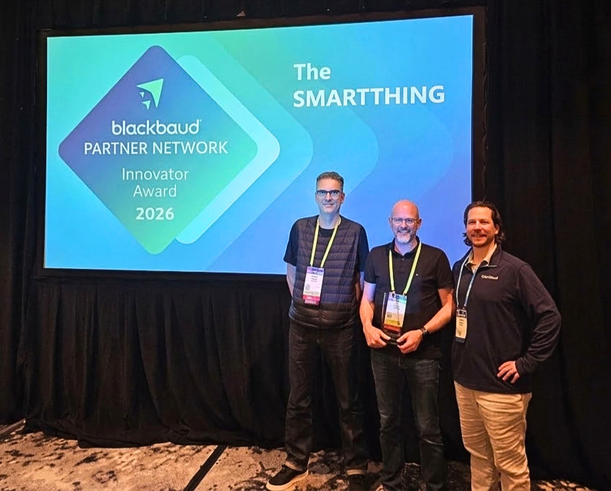 SmartTHING wins the 2026 Blackbaud Partner Network Innovator Award